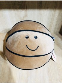 Resim Yumuşak Peluş Basketbol Topu Sevimli Top Sarı Abyss 