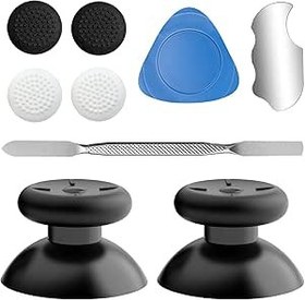 Resim Replacement Kit for Oculus Quest 2 Controller, OLCLSS thumbstick,caps,Triangle Tool&pry bar-Optimal Oculus Quest 2 Controller 