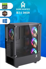 Resim GM Game Master R14 3050 R5 5500 CPU 16GB DDR4 RAM 512GB M.2 SSD 6GB RTX3050 Gaming Pc Kasa 