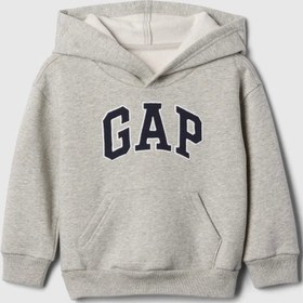 Resim Gap Bebek Kapüşonlu Sweatshirt Gri - 2 Yaş 