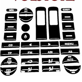 Resim Volkswagen Passat Teyp Tuş Takımı Pianoblack 2005-2009 