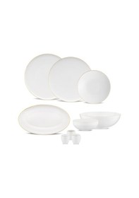 Resim Jumbo Belle Gold 55 Parça 12 Kişilik Yemek Takımı Gold 