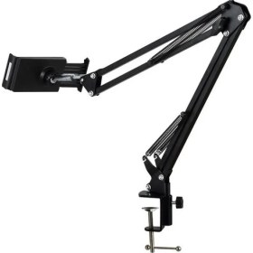 Resim Z-Mobile Esnek Uzun Kollu 6" 11" Teleskopik 360 Derece Dönebilen Masa Üstü Tablet Telefon Tutucu Stand 
