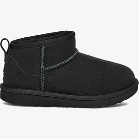 Resim UGG Classic Ultra Mini Çocuk Siyah Bot 