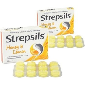 Resim Strepsils Bal ve Limon Aromalı 24 Pastil 2 Adet 