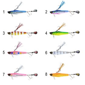 Resim Hayabusa FS 449 Jack Eye Maki Pita Minnow 30gr Light Jig Suni Yem - 8 