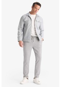 Resim Defacto - Slım Fıt Polo Yaka Mont D7533AX25SP Gri 