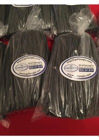 Resim Galipoglu Pvc/PP Kaplı İnce Kablo Bağlama Teli 10 Cm'lik, Siyah 500 Gram/Adet 