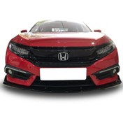 Resim ps dizayn Honda Civic Fc5 Sedan (2015-2018) Uyumlu Sonrası Ön Lip (plastik) 