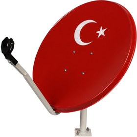 Resim CNR 75 Cm Türk Bayraklı Çanak Anten 