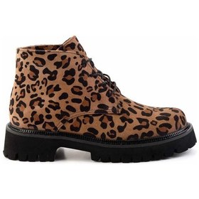 Resim Leopar Leather Kadın Bot & Bootie K02666430002 Leopar 