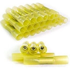 Resim Ek Muf Kablo Birleştirici Daralan Makaron Kirmizi 4 - 6 MM 10Adet 