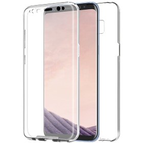 Resim Samsung Galaxy S8 Plus Kılıf 6 Tarafı Tam Full Koruma 360 Clear Soft Şeffaf 