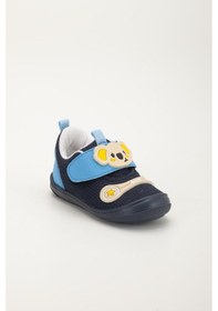 Resim Şirin Bebe Şirinbebe Ortopedik Erkek Bebek İlkadım Ayakkabı Mavi Cırtlı Anorak-4051 Mavi 