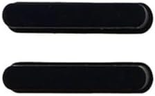 Resim Nintendo 3DS Oyun Konsolu için Yedek Silikon Ped Düğmesi Üst Üst LCD Ekran Kauçuk Ayak Kapağı (Siyah) 