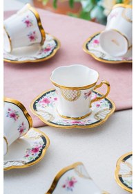 Resim Acar Tenebris 6 Kişilik Kahve Fincanı Takımı - 90 Ml Siyah 