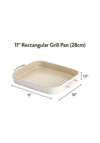 Resim Neoflam Fika Dikdörtgen Grill Tava 28 Cm 