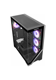 Resim Vento Vg4202fla 850w 80+ Bronz Usb 3.2 Argb Eatx Mid Tower Siyah Kasa 
