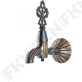 Resim Fkn Lüx Klasik Bakır Eskitme Osmanlı Musluk 