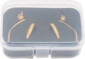 Resim Oyun Konsolu Geri Düğmeleri, 4PCS Yuvarlatılmış Kenarlar Köşeler Kol Geri Düğmeleri Yedek Parçalar Için Mükemmel Uyum Metal Geri Düğmeler (Altın) 