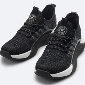 Resim Avva Erkek Siyah Nefes Alan Hafif Sneaker Ayakkabı A41Y8026 