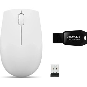 Resim Lenovo 300 Kablosuz Mouse + Adata UV100 16GB USB Bellek 
