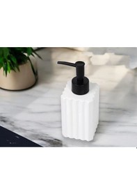 Resim Gönül Gnl 4861 Seramik Beyaz Sıvı Sabunluk 16x6.5 Cm Beyaz 