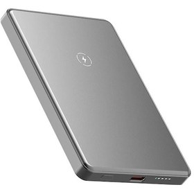 Resim Uk Samsung Z Fold 6 Uyumlu Magsafe 5000mah Ultra İnce Powerbank Kablosuz Hızlı Şarj-titanyum Gri Titanyum 