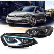 Resim Vw Golf 7 2013-2016 Mk7 Golf 8 Dizayn R Ön Far 