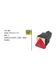 Resim Unıversal Flaşör Anahtarı Skoda Fabıa - T5 6y0953235 - Mcar-an483 