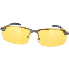 Resim Vkemall Sürücü Gözlüğü, Gece Sürücü İçin Polaryezasyon, Güneş Gözlüğü, Gürültü Önleyici, Uv400 Koruma, Çelik Çerçeve, Sarı Lens, Dayanıklı Malzeme, Sıkışık Tasarım, 99% Görünürlük Oranı Gri 