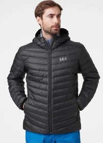 Resim Helly Hansen Verglas Hooded Down Insulator Erkek Mont Siyah 