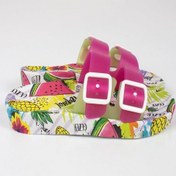 Resim Kız Çocuk Karpuz Ananas Temalı Terlik-5703-pembe Pembe 