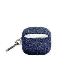 Resim Pıılı Apple Uyumlu AirPods 4.nesil Kumaş Case Kulaklık Kılıfı Mavi 