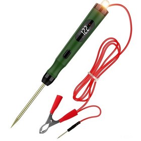 Resim Xindoker P50 Otomobil Devre Test Cihazı - 5-30v Voltmetre, Ampül Yük Testi, Polarite Göstergesi, 3 Modlu Lcd Ekranlı Abs Araç Bakım Aleti 1 Adet 