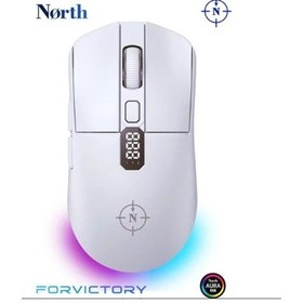 Resim North Odin Pro Wl Beyaz 26k Dpı 750 Ips 70g Ultralight Rgb Kablosuz Gaming Mouse 001 