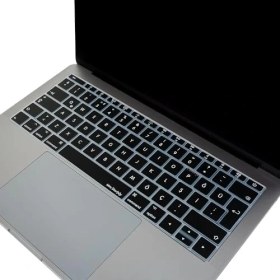 Resim Mena Rise MacBook Klavye Koruyucu Türkçe Q Baskılı Uk-Ters L- Enter Tipi Pro 13INÇ A1708, MacBook A1534 12INÇ Uyumlu, Ultra Ince Hafif Yıkanabilir Klavye Filmi Siyah 