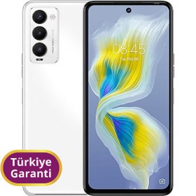 Resim Tecno Camon 18 TR Garanti | 128 GB 4 GB Beyaz 