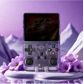 Resim Cordial Mor R36s El Retro Oyun Konsolu 64gb Tf Kart 3.5 İnç Ips Ekran Taşınabilir Cep Oyun 