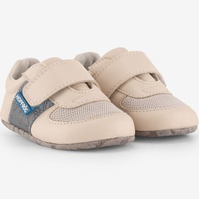 Resim HopFrög Smart Walker First Prime Havalı Bej Barefoot İlk Adım Bebek Ayakkabı 