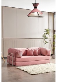 Resim Legom Stil Aktivite Koltuğu Yatak Olabilen Çok Amaçlı Kanepe Pudra Pudra 