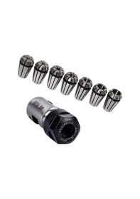 Resim Vkemall Er11-5mm Elektrik Spindle Bıçağı Çubukları Yaya Klemmer Seti 8 Adet Gümüş 