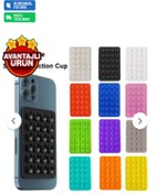 Resim Genel Markalar Vakum Telefon Tutucu Vantuz Mıknatıslı Gri Belirtilmemiş Vantuzlu TR 