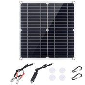 Resim Geeksen Taşınabilir Güneş Paneli 18v 12w 15w Monokristalin Silikon Güneş Paneli Çift Usb 