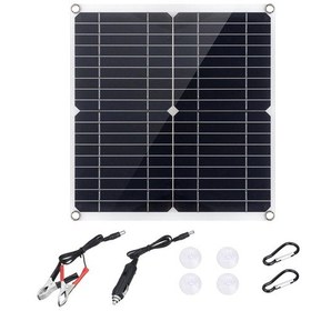 Resim Geeksen Taşınabilir Güneş Paneli 18v 12w 15w Monokristalin Silikon Güneş Paneli Çift Usb 