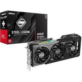 Resim Asrock Amd Radeon Rx 9070 Xt Steel Legend Dark 16gb 