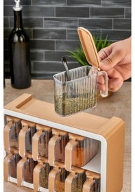 Resim River World Baharatlık Seti Kaşıklı 12'li Çok Renkli 