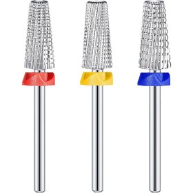 Resim Dadata 3 Adet Tırnak Karbür 5 In 1 Bit Çok Fonksiyonlu Konik Şekillendirilmiş Tırnak Matkabı Karbür Tırnak Matkap Ucu Her Ikisi Için Her Ikisi Için Her Ikisi Için (Yurt Dışından) 