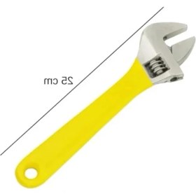 Resim Hakay 25 cm Ayarlı Kurbağacık Anahtarı - Sarı Saplı 