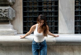 Resim ⁠Soft Curve Tank - Beyaz / M 